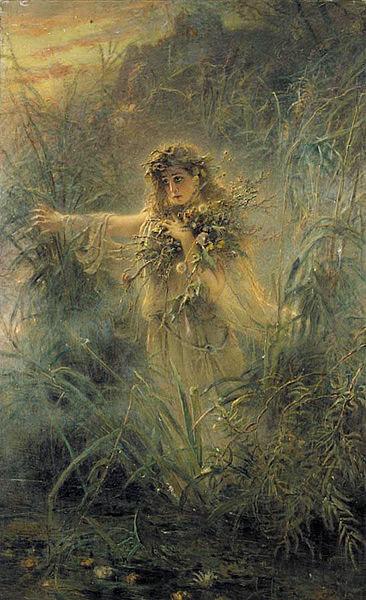 Konstantin Makovsky Ophelia Norge oil painting art